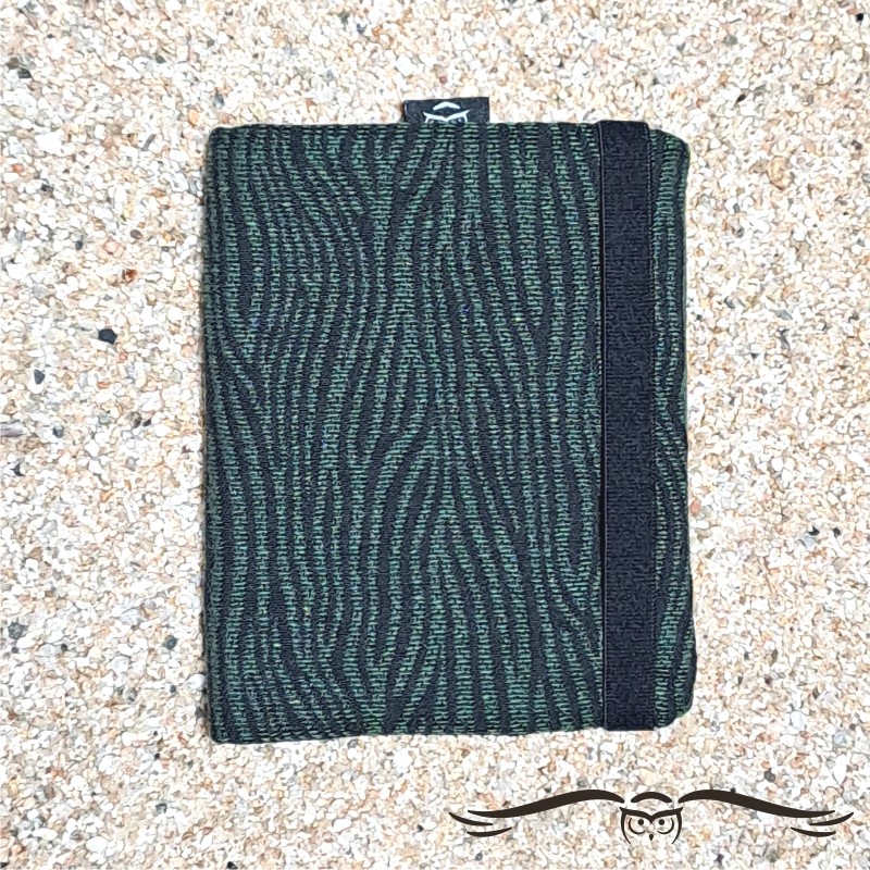 Unisex green mini zebra wallet, TEXEL.