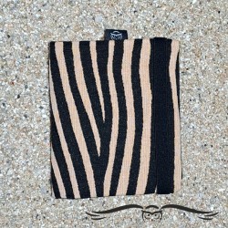 Portefeuille unisexe Zèbre beige, modèle TEXEL. 2