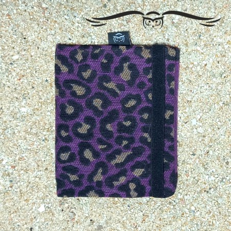Unisex lilac Leopard wallet, TEXEL.