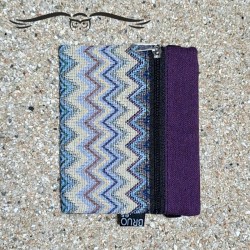 Cartera unisex ZIGZAG lila, TEXEL.