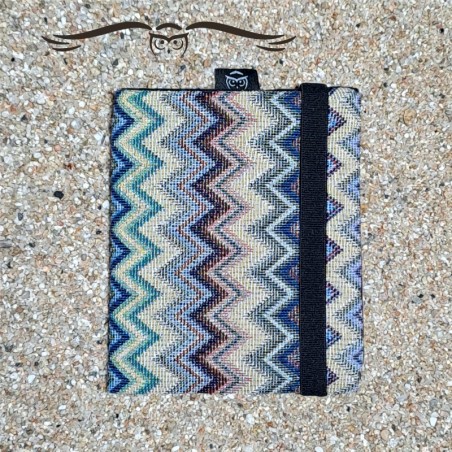 Portefeuille unisexe ZIGZAG lilas, modèle TEXEL.