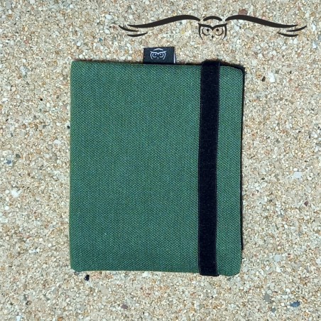Portefeuille unisexe lisse vert, modèle TEXEL.