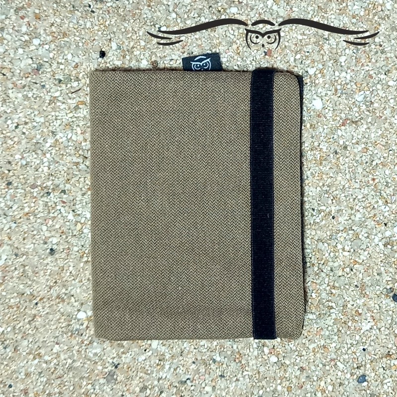 Unisex smooth beige wallet, TEXEL.