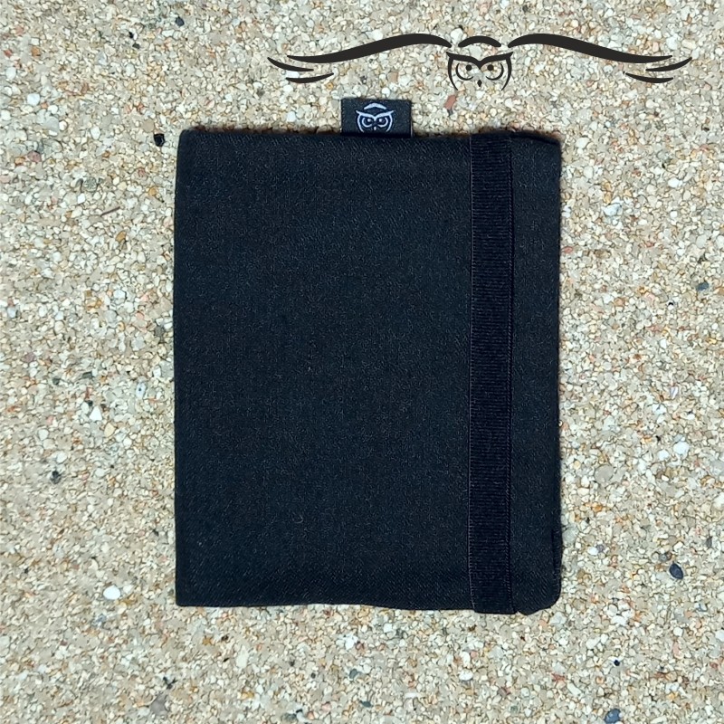 Unisex smooth black wallet, TEXEL.