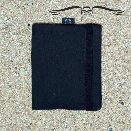 Unisex smooth black wallet, TEXEL.