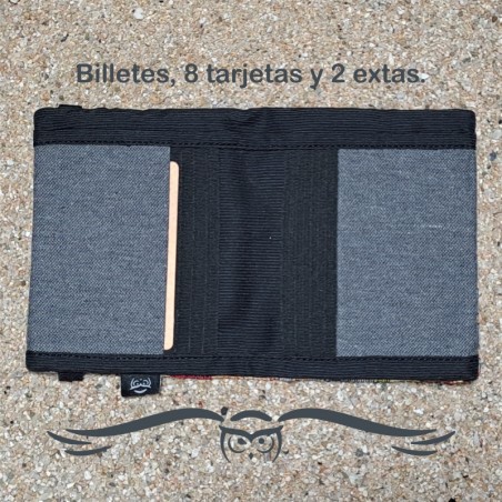 Unisex smooth gray wallet, TEXEL.