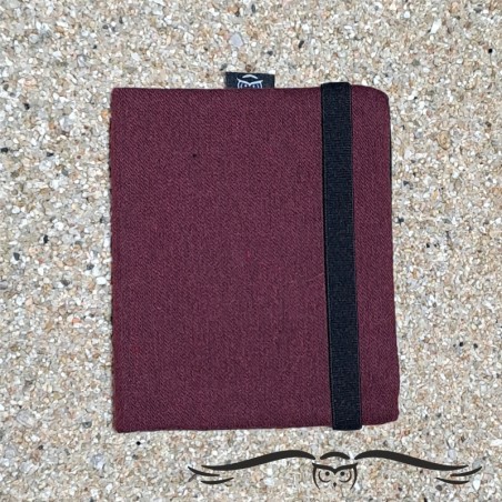 Unisex smooth garnet wallet, TEXEL.