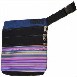 Lilac striped fanny pack 3...
