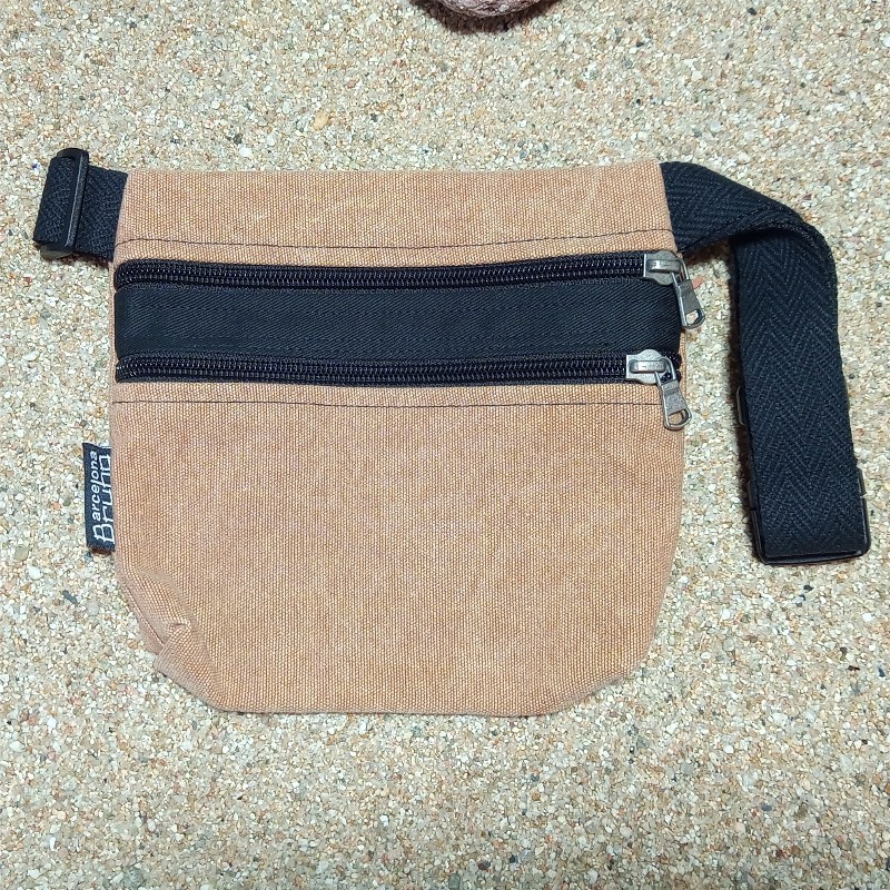 Waist bag belt fanny pack Kauai 2 pockets A1.