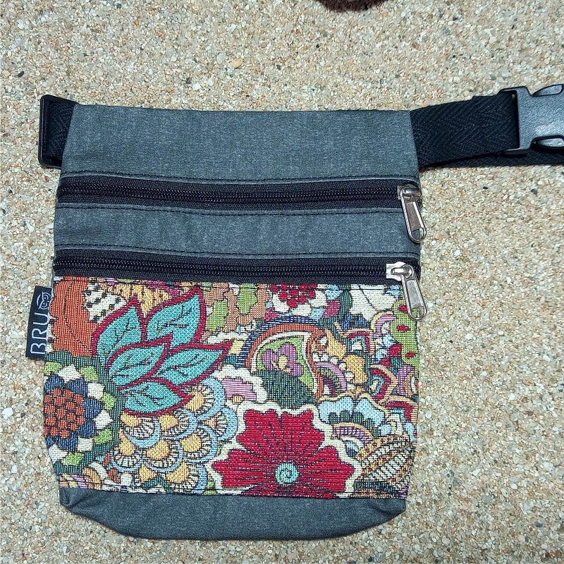 Sac ceinture A3 modèle Kauai deux poches.
