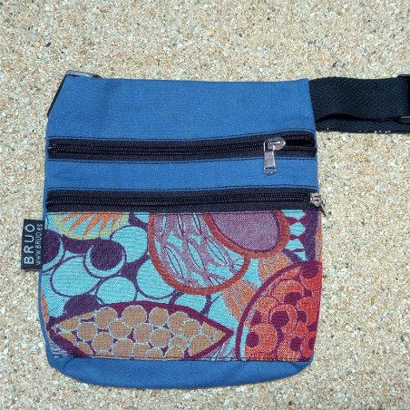 Waist bag belt fanny pack Kauai 2 pockets A6