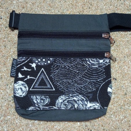 Sac ceinture A11 modèle Kauai deux poches.