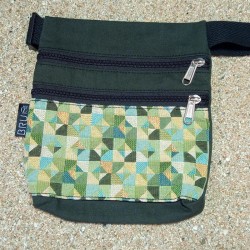 Waist bag belt fanny pack Kauai 2 pockets A13