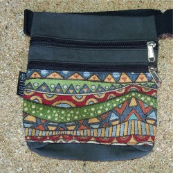 Waist bag belt fanny pack Kauai 2 pockets A15