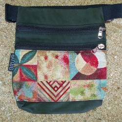 Waist bag belt fanny pack Kauai 2 pockets A16