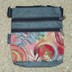 Waist bag belt fanny pack Kauai 2 pockets A21