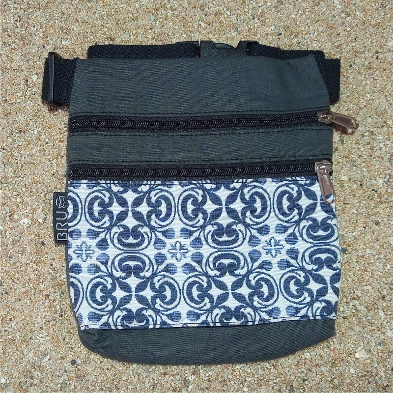 Waist bag belt fanny pack Kauai 2 pockets...