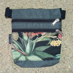 Waist bag belt fanny pack Kauai 2 pockets A27