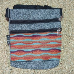 Waist bag belt fanny pack Kauai 2 pockets A28