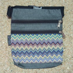 Waist bag belt fanny pack Kauai 2 pockets A30