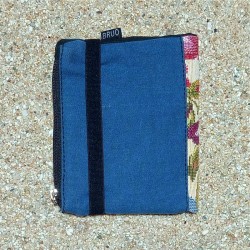 Cartera Antigua unisex Flower Azul, TEXEL. 2