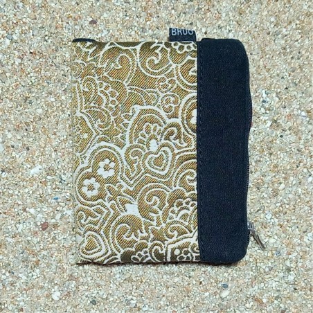 Old Unisex Gold wallet, TEXEL.