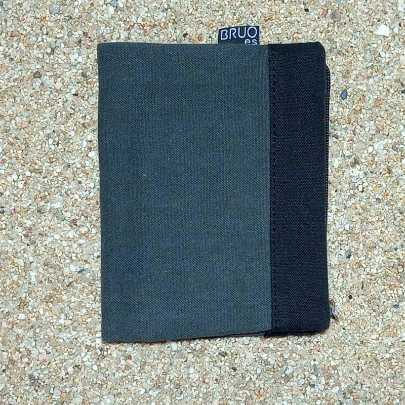 Portefeuille ancien Gris unisexe, modèle TEXEL.