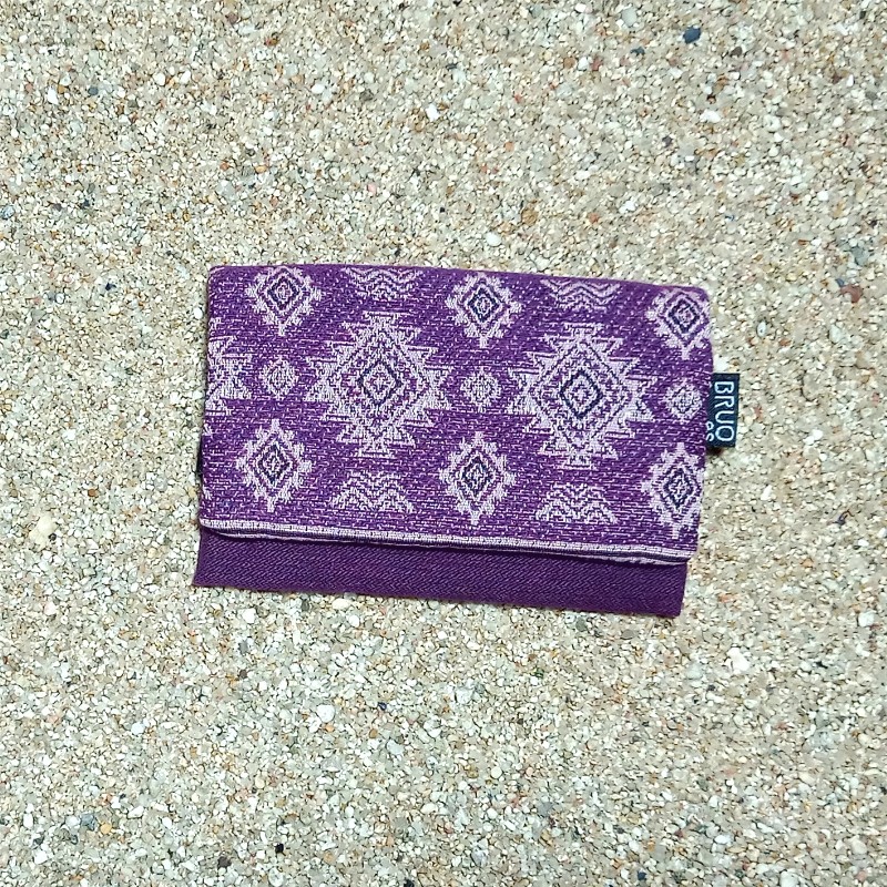 Porte-cartes et porte-monnaie Guadalupe. Lilas,...