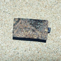 Guadalupe card holder & coin purse. Terry, measures...