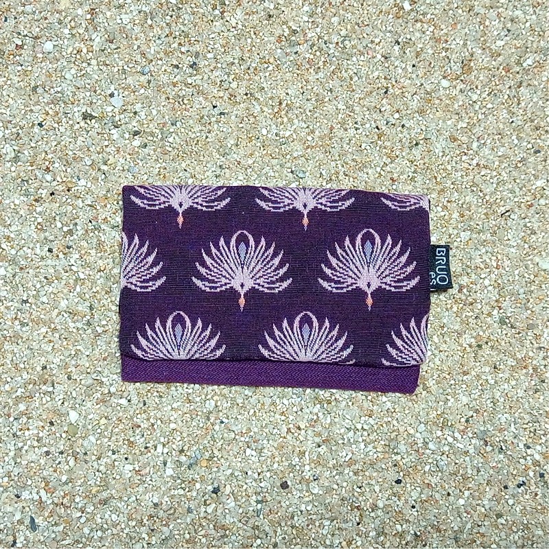 Guadalupe card holder & coin purse. Lilac...