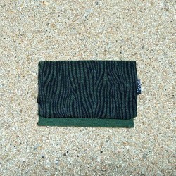 Guadalupe card holder & coin purse. Mini khaki zebra,...