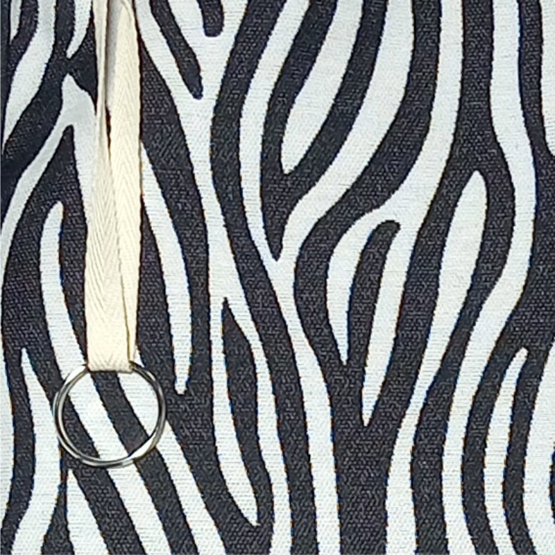 Sac à dos réversible COMODO, zèbre crème 3 poches