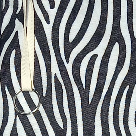 Motxilla COMODO reversible, ZEBRA cream 3 butxaques