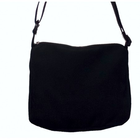 Sac á main large, zèbre noire et blanc à 4 poches, Crète.