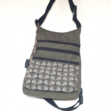 Ronyonera de cama ventall taupe amb 4 butxaques, Tonga. Moters