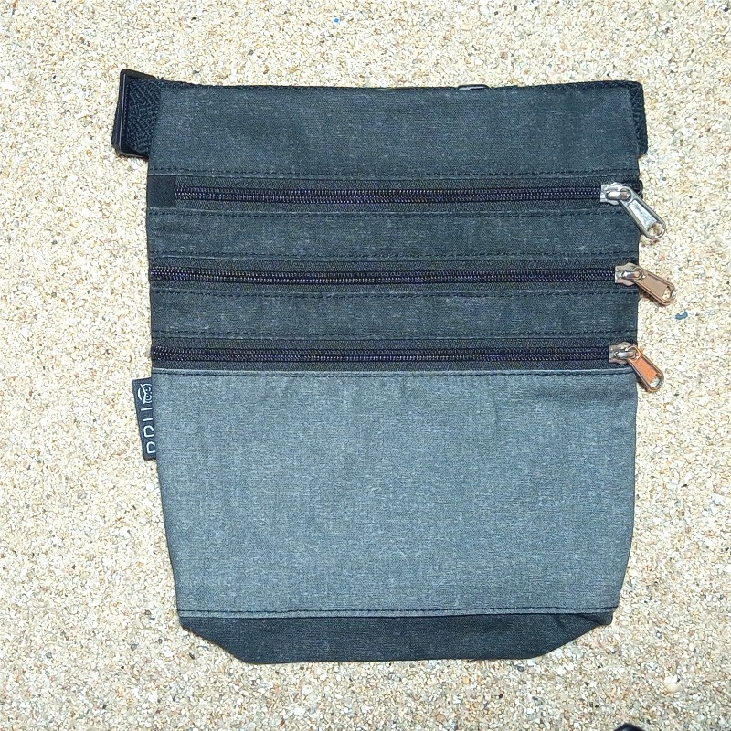 Sac ceinture GRISA C 3 poches 100% coton