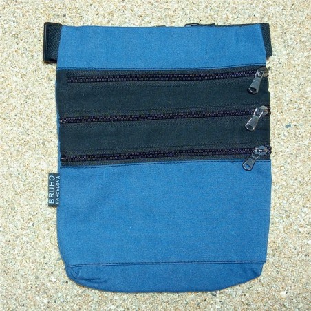 BLUE B fanny pack 3 pockets 100% cotton