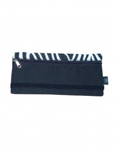 Double black & white zebra wallet, Sylt. 2