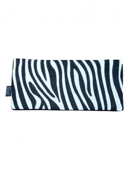 Double black & white zebra wallet, Sylt.