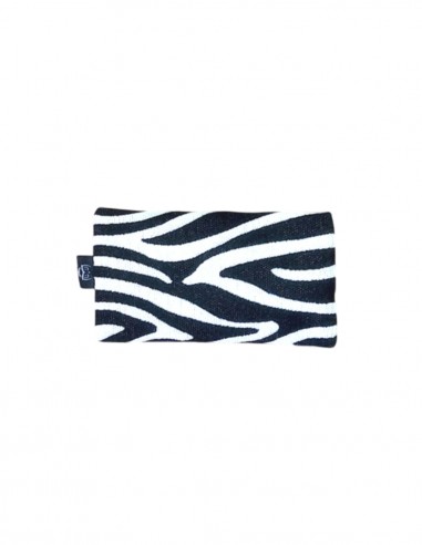 Black & white zebra Ko Mak purse with key ring,...