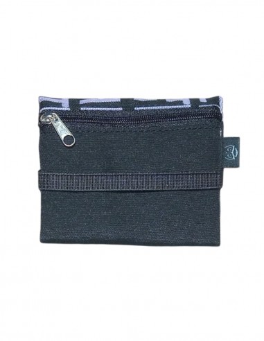 Lilac labyrinth unisex mini wallet, Romano.