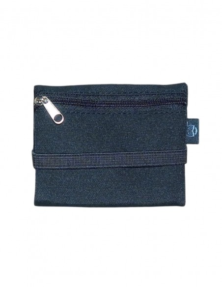 Mini cartera unisex negre, Romano.