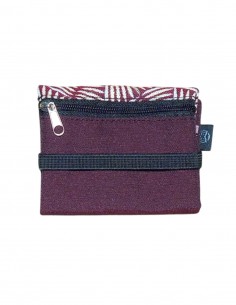 Mini cartera unisex paly granat, Romano. 2