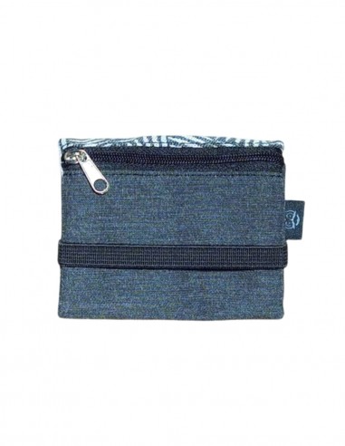 Gray paly unisex mini wallet, Romano.