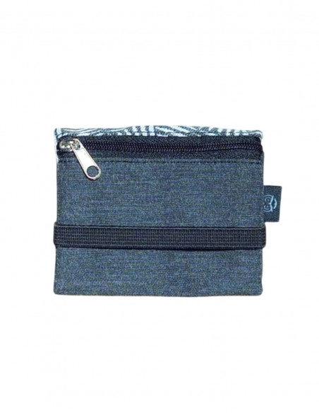 Gray paly unisex mini wallet, Romano.