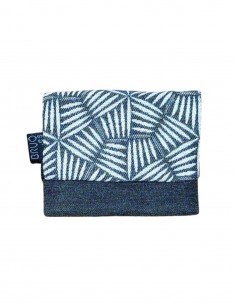 Gray paly unisex mini wallet, Romano.