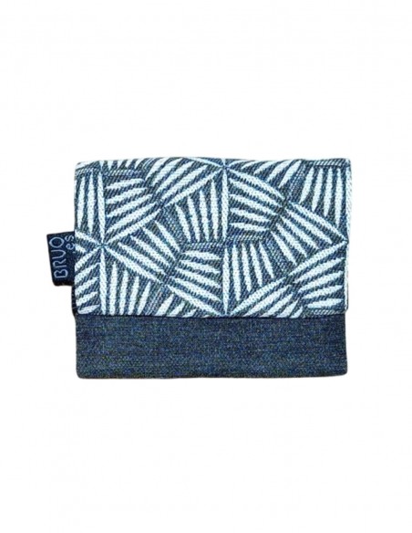 Gray paly unisex mini wallet, Romano.