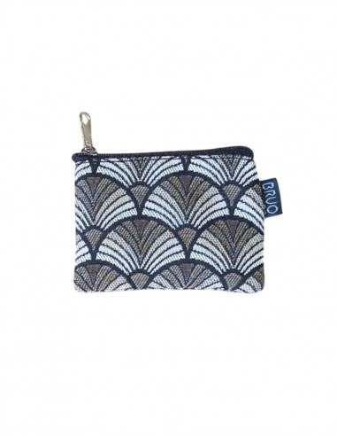 Mini purse, Taupe fan Ko Pu. 9x6Cm.