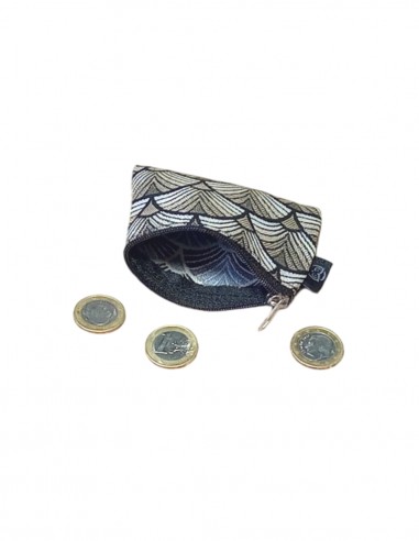 Mini purse, Taupe fan Ko Pu. 9x6Cm.