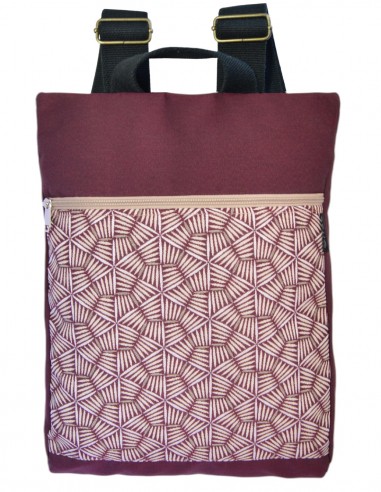 Anti-theft backpack "pali" burgundy – JAVA